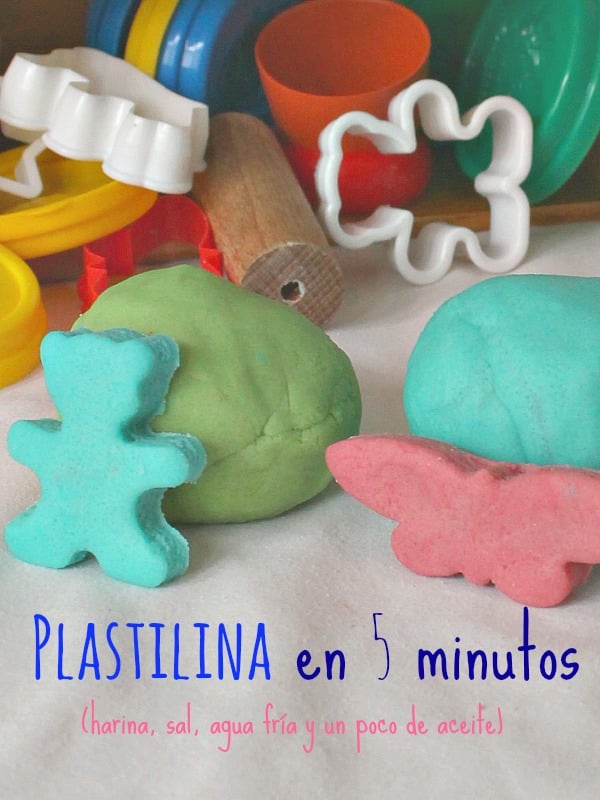 Cómo hacer plastilina casera [en cinco minutos y sin cocción]